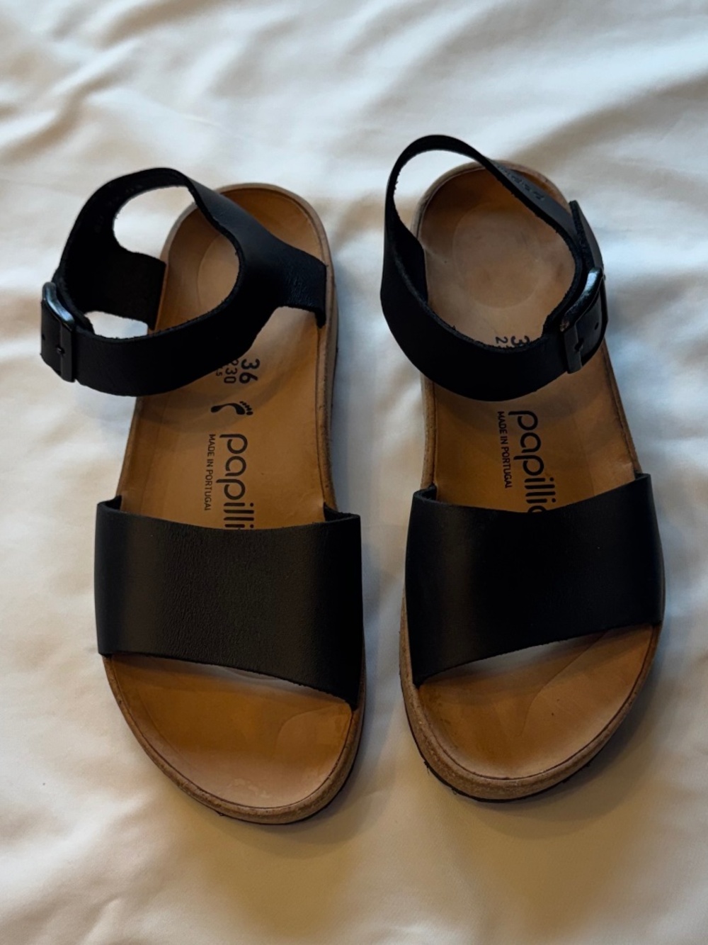 BIRKENSTOCK PAPILLIO Leather Sandals (size: 36)